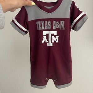 Texas A&M Infant Jersey Romper